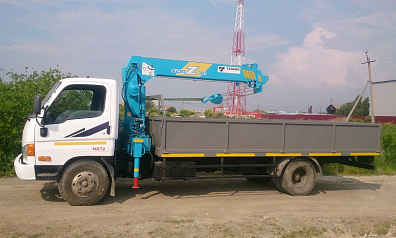 Купить Hyundai HD72 2007 c КМУ TADANO по цене 1300000 руб