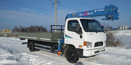 Hyundai HD78 2011 c КМУ TADANO CARGO 305 по цене 1700000 руб на Урал-КМУ