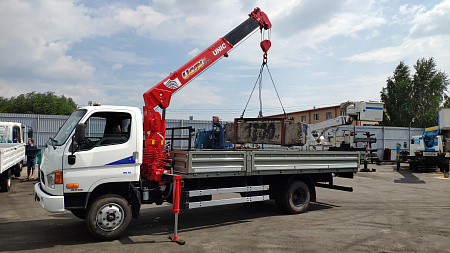 Hyundai HD78 2010 c КМУ UNIC URV 295 по цене 1700000 руб на Урал-КМУ