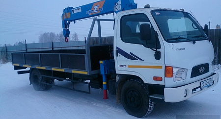 Hyundai HD78 Super Long c КМУ TADANO SZ306 по цене 1650000 руб на Урал-КМУ