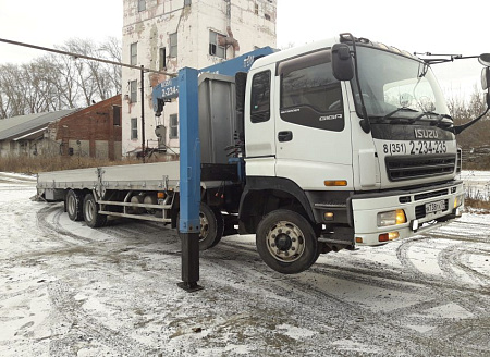 Манипулятор Эвакуатор Isuzu GIGA 2006 г. в с КМУ 500 серии по цене 4 200 000 руб на Урал-КМУ